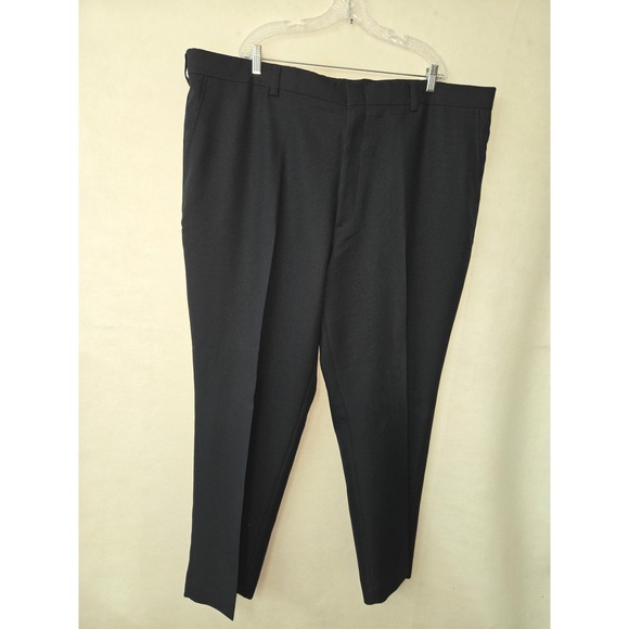 CM Gold Series Other - CM Gold Series Mens Navy Blue Dress Pants Flat Front 50x32 Big & Tall Polyester